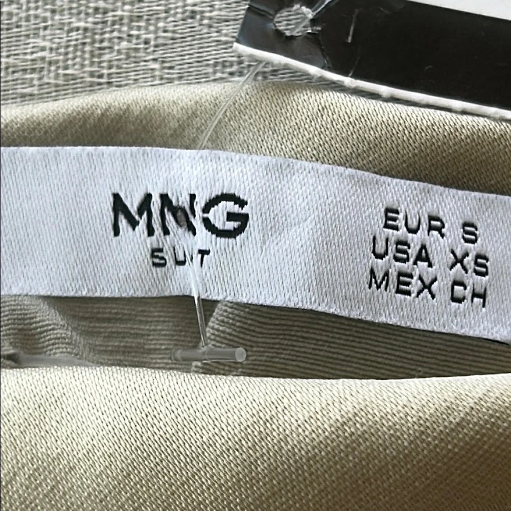 Mango Cream Midi Skirt Size XS